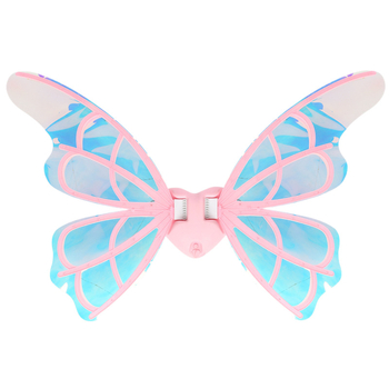 Светещи електрически крила на пеперуда за деца — подвижни крила със светлина и музика, пластмасова задна украса; за възраст 4–6 г.; 3C сертифициран (код 2023182202042649)