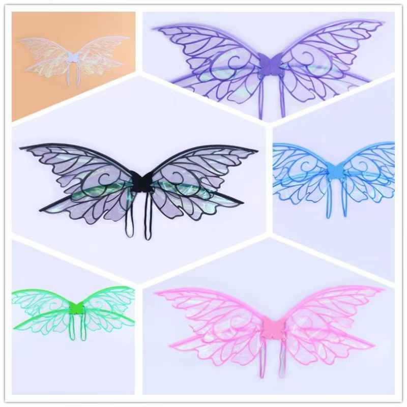 Angel Wings rekvizita, organza, polu‑ručna izrada, cosplay i šminka rekvizita