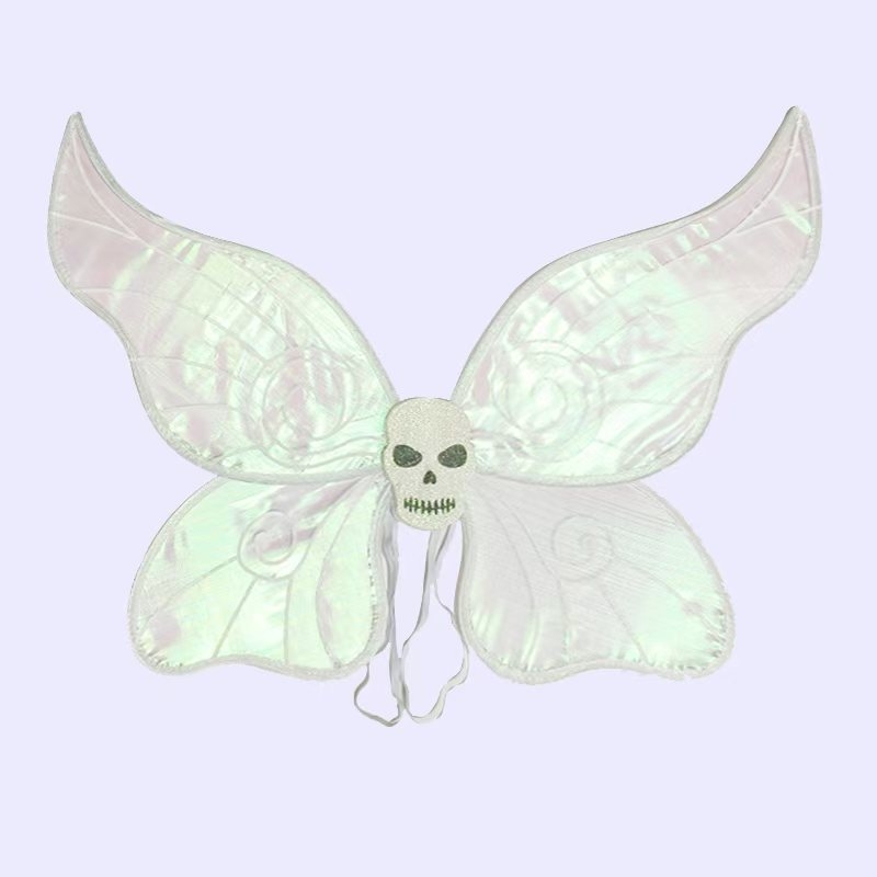 Aripi de Înger pentru costum — Patentat, Organza, Confecționare semi-manuală și semi-mecanică, Personalizare disponibilă