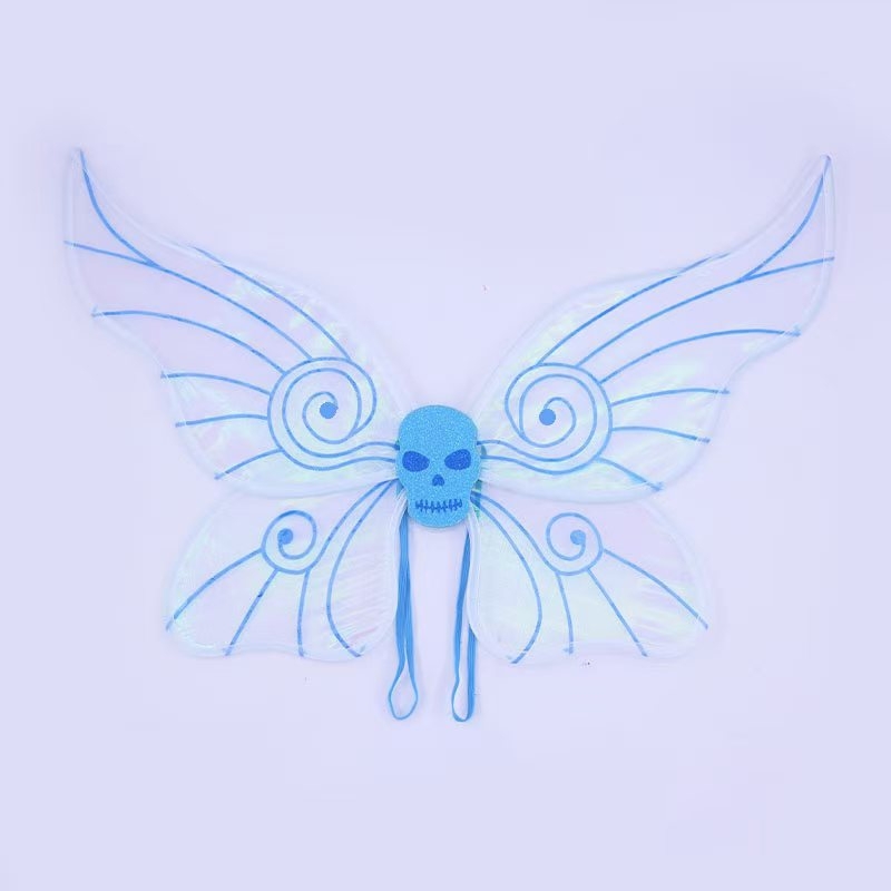 Aripi de Înger pentru costum — Patentat, Organza, Confecționare semi-manuală și semi-mecanică, Personalizare disponibilă