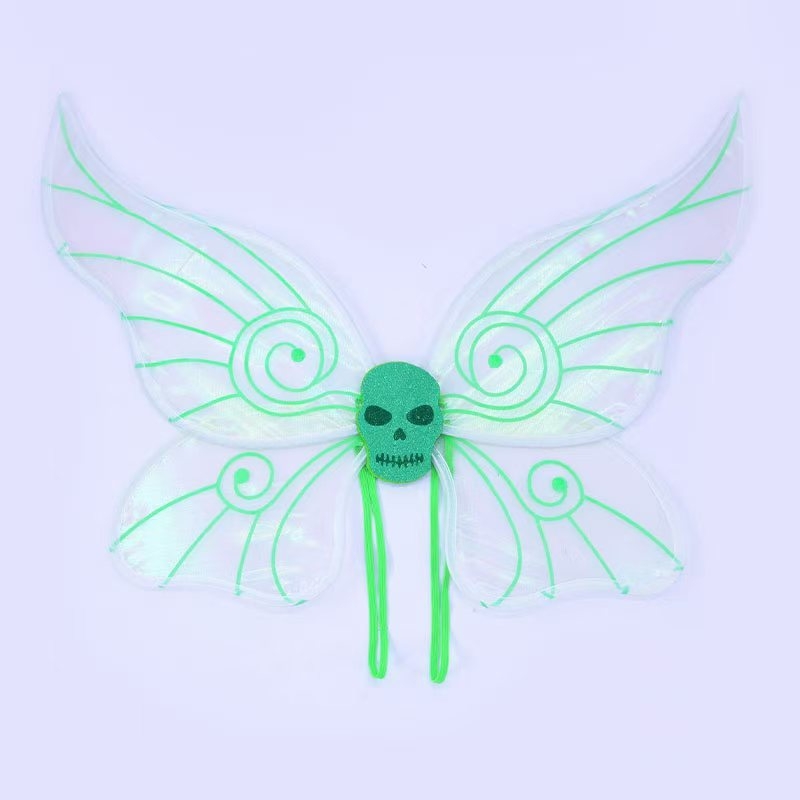 Aripi de Înger pentru costum — Patentat, Organza, Confecționare semi-manuală și semi-mecanică, Personalizare disponibilă