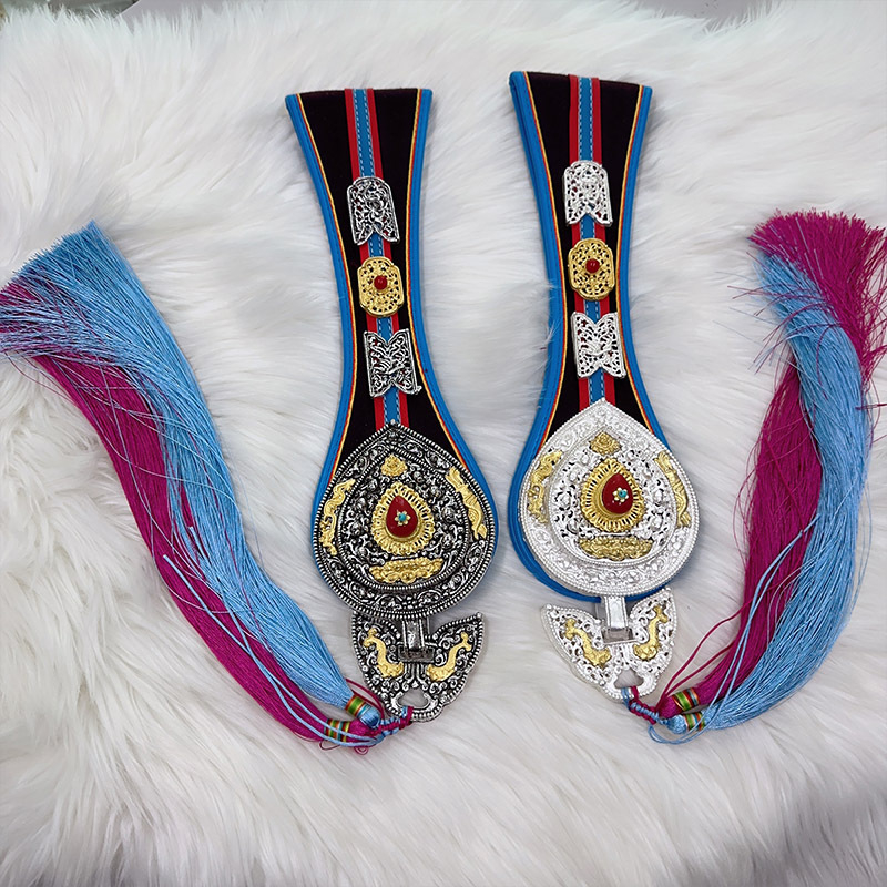 Metalni privjesak s resom, etničkog stila za ples, prilagodljiv