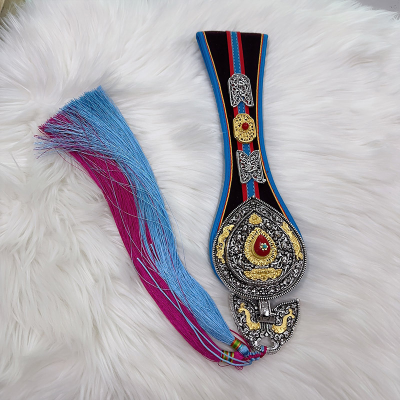 Metalni privjesak s resom, etničkog stila za ples, prilagodljiv