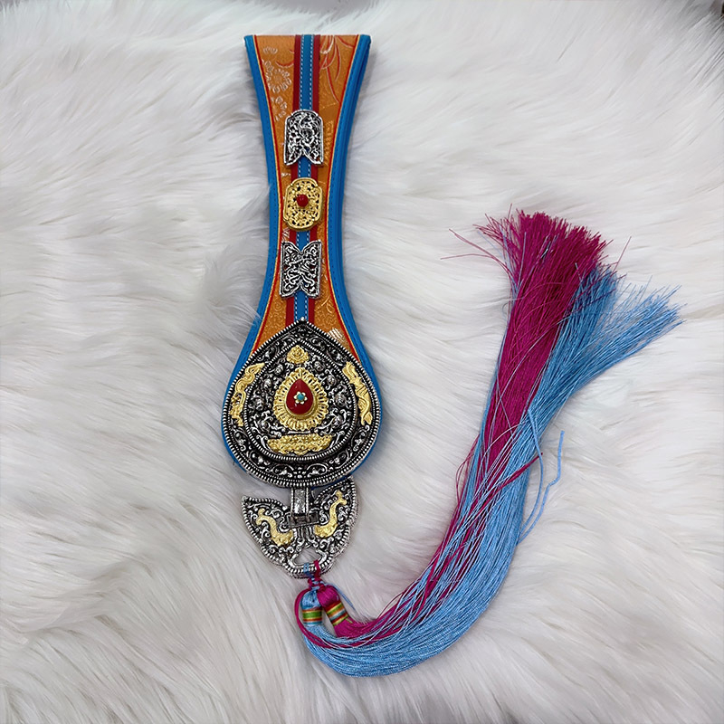 Metalni privjesak s resom, etničkog stila za ples, prilagodljiv