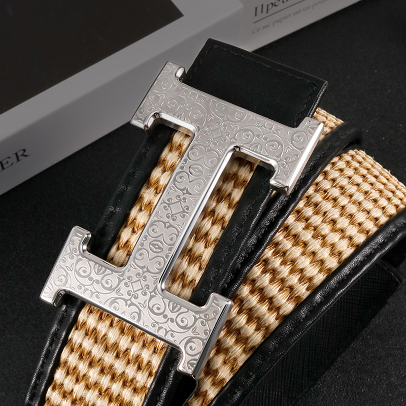 Muška automatska kopča za kaiš, H‑oblik čelična kopča, unutarnji promjer 39 mm, izdanje proljeće 2025., poslovno casual stil