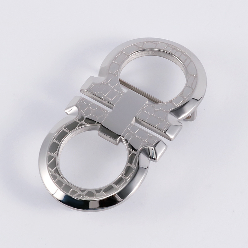 Muška automatska kopča za kaiš, H‑oblik čelična kopča, unutarnji promjer 39 mm, izdanje proljeće 2025., poslovno casual stil