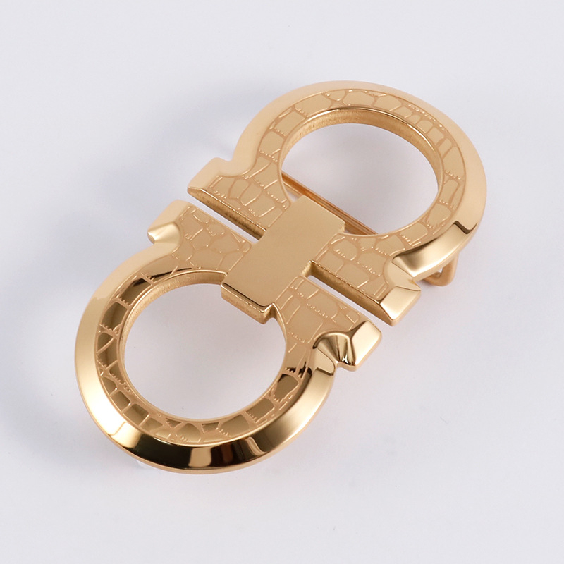 Muška automatska kopča za kaiš, H‑oblik čelična kopča, unutarnji promjer 39 mm, izdanje proljeće 2025., poslovno casual stil