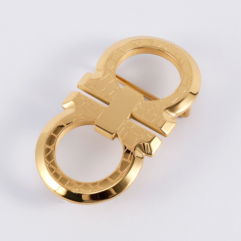 Muška automatska kopča za kaiš, H‑oblik čelična kopča, unutarnji promjer 39 mm, izdanje proljeće 2025., poslovno casual stil