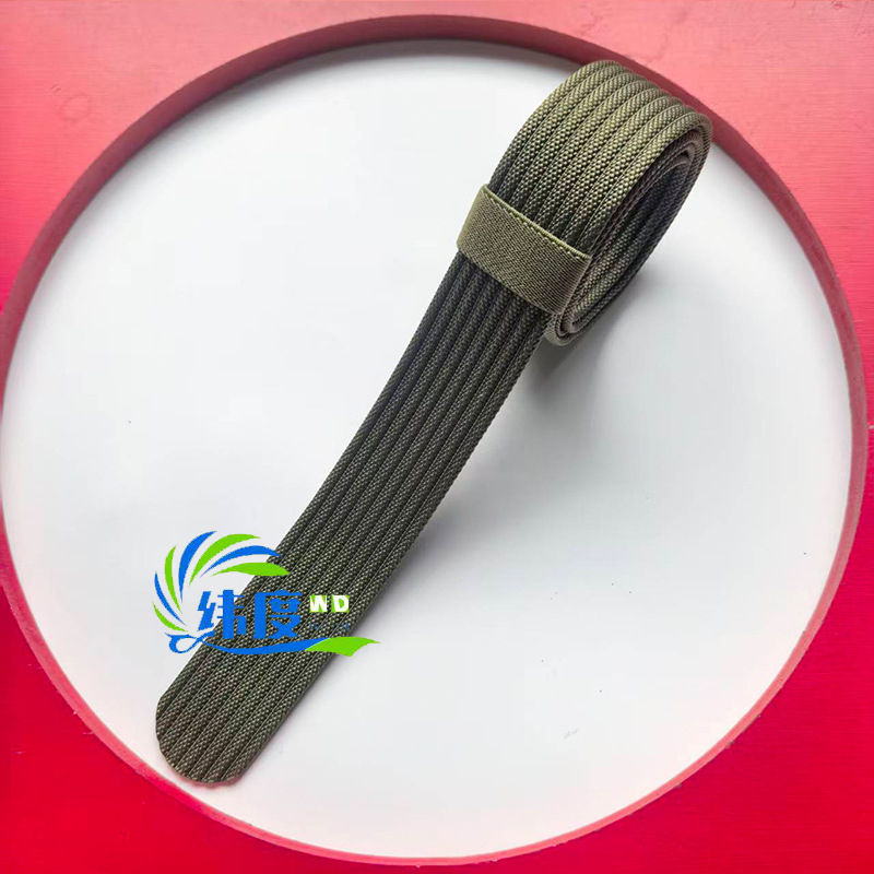 Tank uzorak kanvas taktički pojas za vojnu obuku, bez kopče; Najlon materijal; Duljina: 120 cm; Debljina: 2,5 mm; Stil: vojna industrija; Primjena: vojna operativna obuka, outdoor sportovi