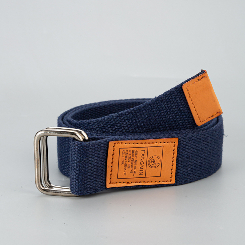 Platneni pojas s dvostrukom kopčom, lagani unisex modni pojas, za sve sezone, ljetno izdanje 2024