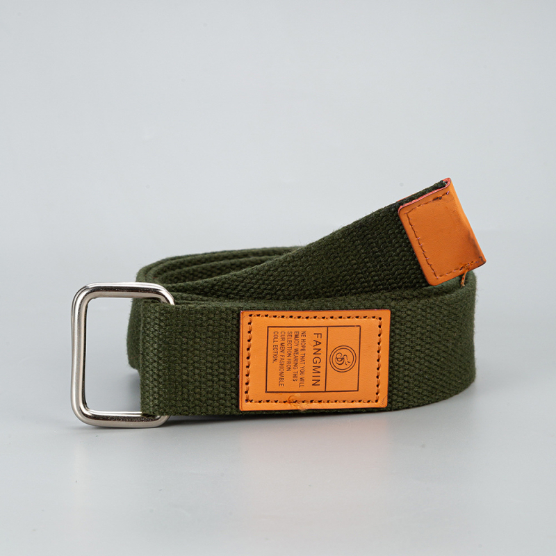 Platneni pojas s dvostrukom kopčom, lagani unisex modni pojas, za sve sezone, ljetno izdanje 2024