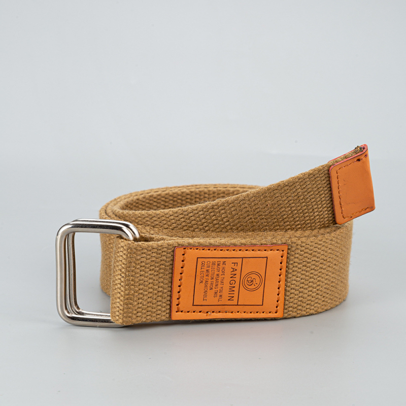 Platneni pojas s dvostrukom kopčom, lagani unisex modni pojas, za sve sezone, ljetno izdanje 2024