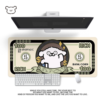 Подложка за бюро от естествен каучук, едностранна, с калкулаторна подложка за мишка, термичен трансфер, OEM персонализация