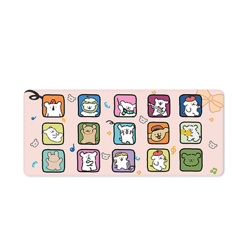 Подложка за бюро от естествен каучук, едностранна, с калкулаторна подложка за мишка, термичен трансфер, OEM персонализация