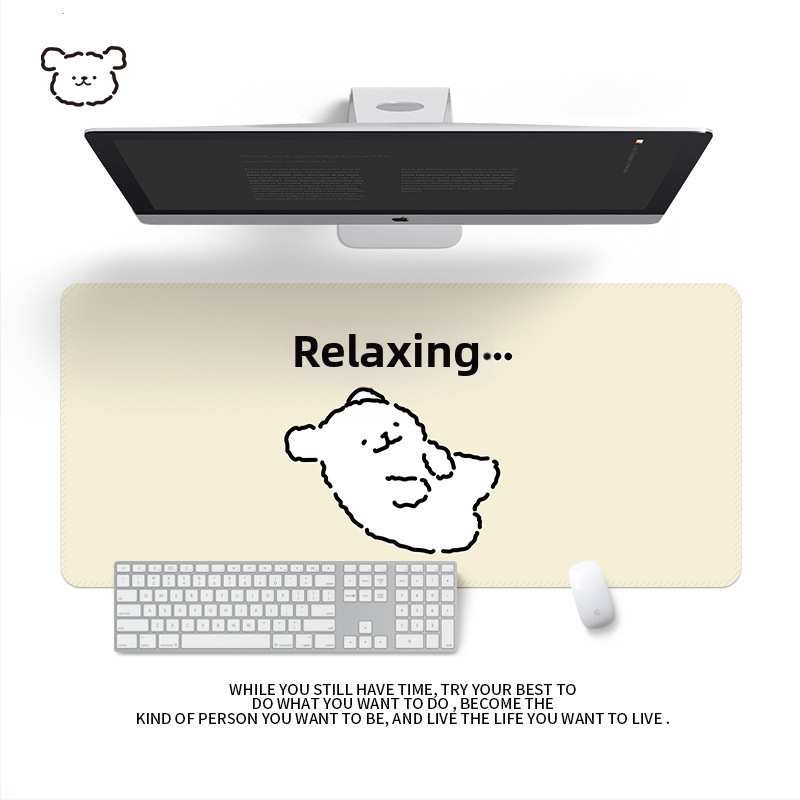 Подложка за бюро от естествен каучук, едностранна, с калкулаторна подложка за мишка, термичен трансфер, OEM персонализация