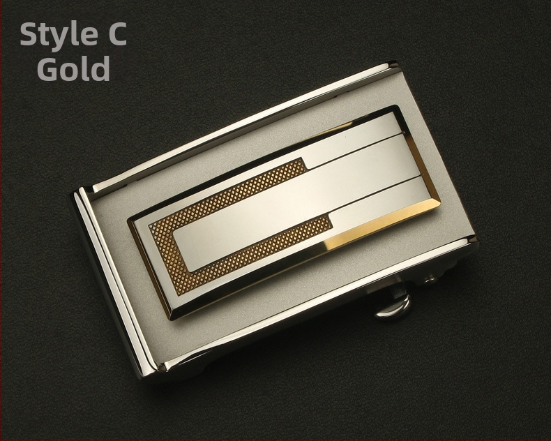 Automātiska josta sprādze, volframa tērauds, iekšējā nerūsējošā plāksne, visu sezonu lietošanai, pielāgojama, BINNUO