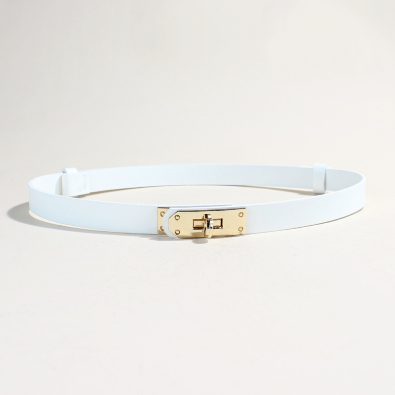 Műbőr derékszíj ötvözet csattal, zárás típusa: csat, szélesség 2–4 cm, 2024 tavasza