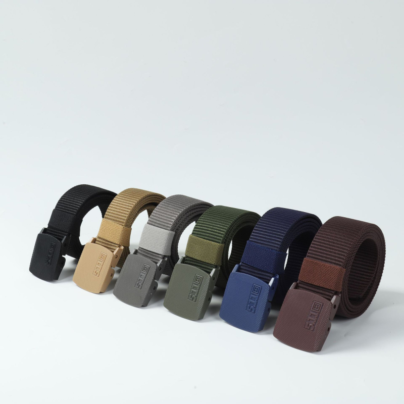 Muški kanvas taktički pojas, plastična kopča, automatsko zaključavanje, širina 2–4 cm