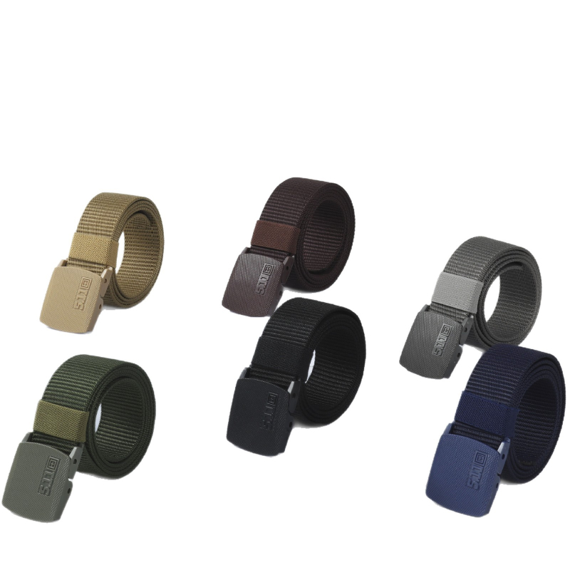 Muški kanvas taktički pojas, plastična kopča, automatsko zaključavanje, širina 2–4 cm