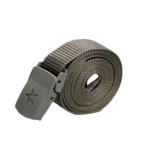 Τακτικός ιμάντας εκπαίδευσης, κανβάς ύφασμα, πλαστική αγκράφα, κούμπωμα με αγκράφα, μονή περιτύλιξη