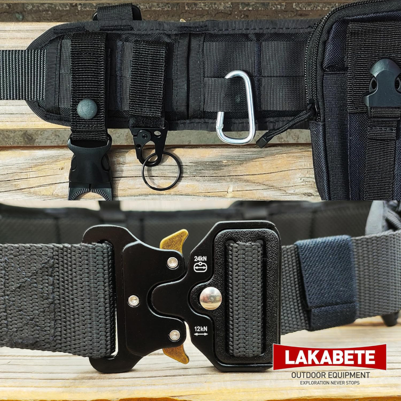 Molle Cobra taktički pojas za trening od najlona, kopča od legure, zatvaranje na gumb, širina preko 4 cm, ručno izrađen dizajn