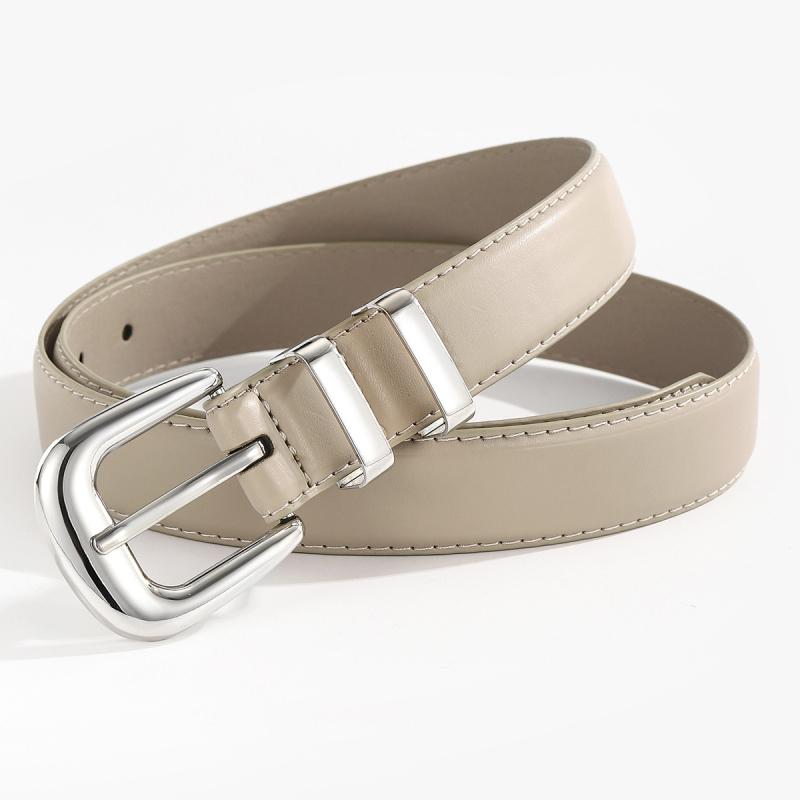 Ženski kaiš od PU kože, tanak, kopča od legure, višebojan, casual stil, pogodan za suknje i traperice, duljina 110–120 cm, korejskog stila