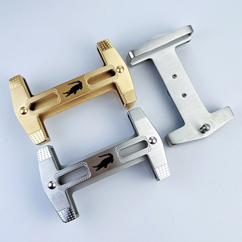 Roostevabast terasest vöökatara, ruudukujuline plaadi kujundus, siledus lukk, loomamuster, kohandamine saadaval