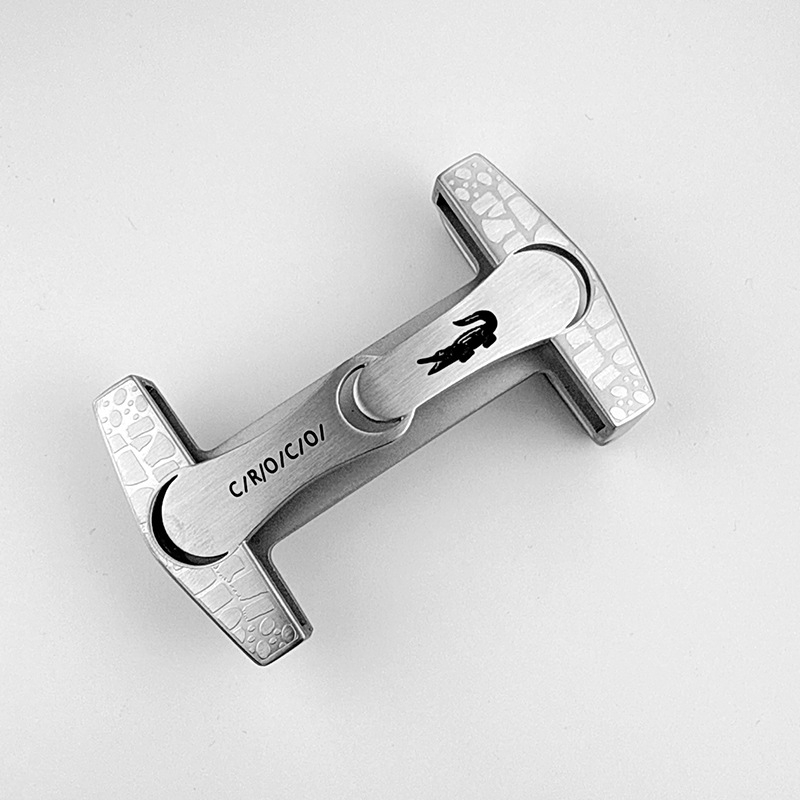 Roostevabast terasest vöökatara, ruudukujuline plaadi kujundus, siledus lukk, loomamuster, kohandamine saadaval