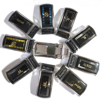 Ανδρική αγκράφα ζώνης από κράμα – τετράγωνο σχήμα, λεία αγκράφα με κούμπωμα πλάκας, επιχειρηματικό στυλ