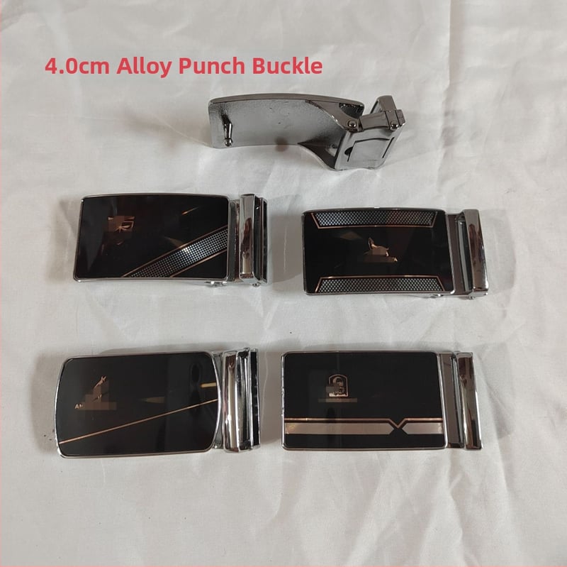 Ανδρική αγκράφα ζώνης από κράμα – τετράγωνο σχήμα, λεία αγκράφα με κούμπωμα πλάκας, επιχειρηματικό στυλ