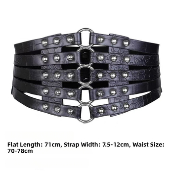 Lai talje vöö kunstnahast, unisex, mitmekordsete vööklippidega, sobib kleitidele ja kostüümidele, kõikidel hooaegadel, 2025 sügisel välja antud, kohandatav