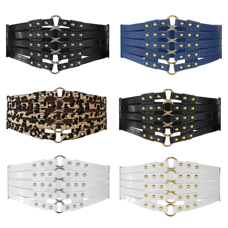 Lai talje vöö kunstnahast, unisex, mitmekordsete vööklippidega, sobib kleitidele ja kostüümidele, kõikidel hooaegadel, 2025 sügisel välja antud, kohandatav