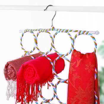 Πολυλειτουργική κρεμάστρα ρούχων και αξεσουάρ — ζώνες, γραβάτες και κασκόλ, μεταλλική κατασκευή από σίδερο