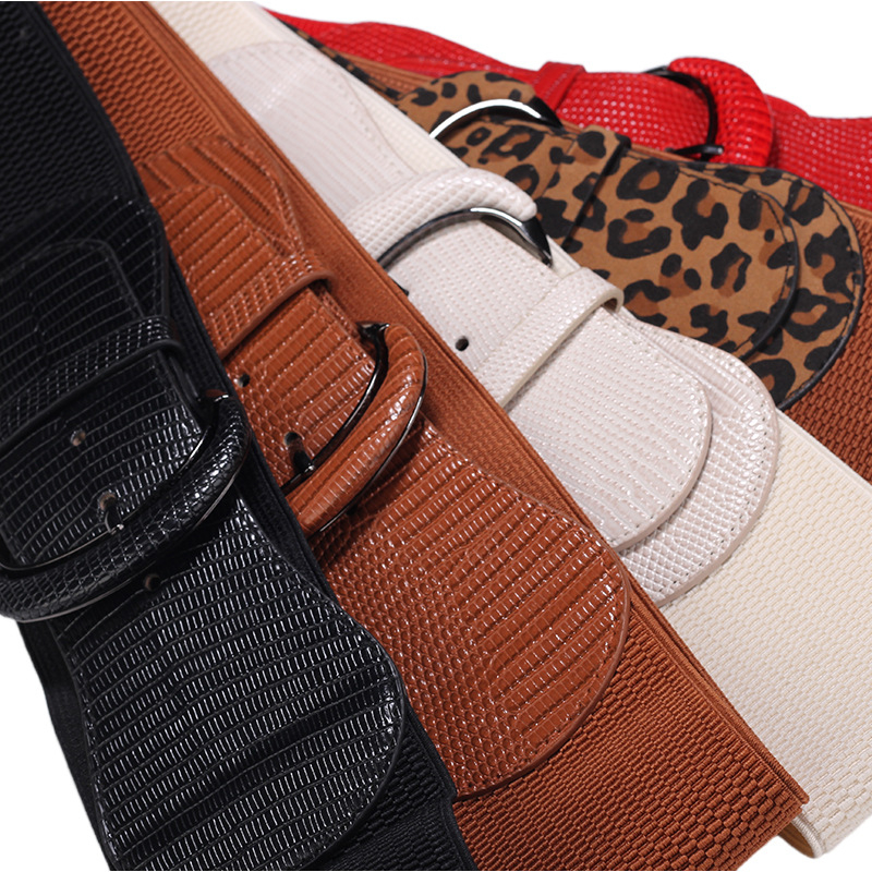 Naiste elastne vöö leopardiprindiga, kanvasist kangas, mitmekülgne stiil, ühe silmusega, pikkus 80-100 cm