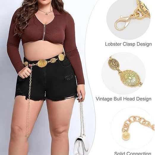 Strukovni lanac od metala - unisex, duljina ispod 60 cm, jedna petlja, prilagodljivo