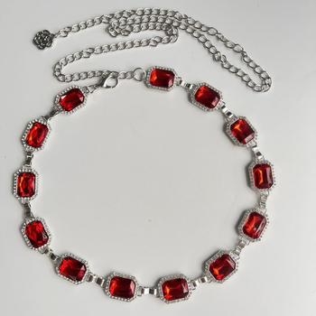 Ženski lanac za struk, metal, duljina 100 cm, širina 3 cm, etnički stil