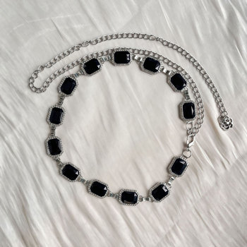 Ženski lanac za struk, metal, duljina 100 cm, širina 3 cm, etnički stil