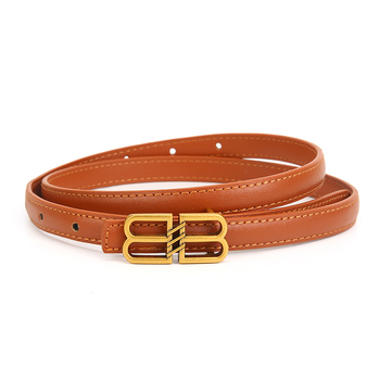 FANXITE ženski kožni kaiš za haljine — kopča od legure, glatko zatvaranje, širina 2-4 cm (Materijal: prava koža; Kopča: legura; Zatvaranje: glatko; Širina: 2-4 cm)