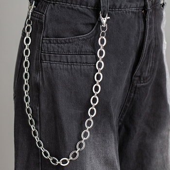Metāla vidukļa ķēde, hip-hop stils, ar vienu cilpu jostai, platums <2 cm, universāls (Metal; Hip Hop; Single Loop; Width <2 cm; Unisex)