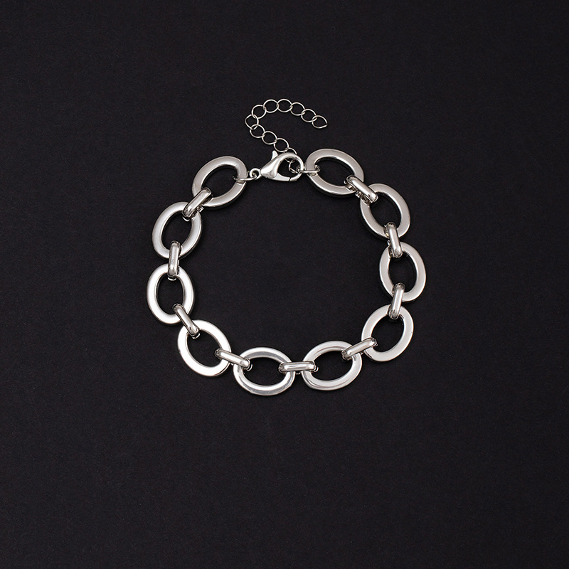 Metāla vidukļa ķēde, hip-hop stils, ar vienu cilpu jostai, platums <2 cm, universāls (Metal; Hip Hop; Single Loop; Width <2 cm; Unisex)