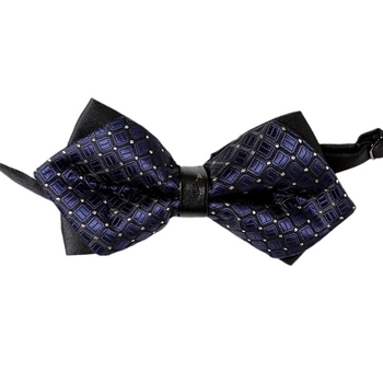 Παπιγιόν για κοστούμι, επιχειρηματικό στυλ, χωρίς αγκράφα, ανδρικού τύπου βέλος, μονοχρωμία