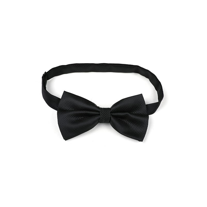 Παπιγιόν για κοστούμι, επιχειρηματικό στυλ, χωρίς αγκράφα, ανδρικού τύπου βέλος, μονοχρωμία