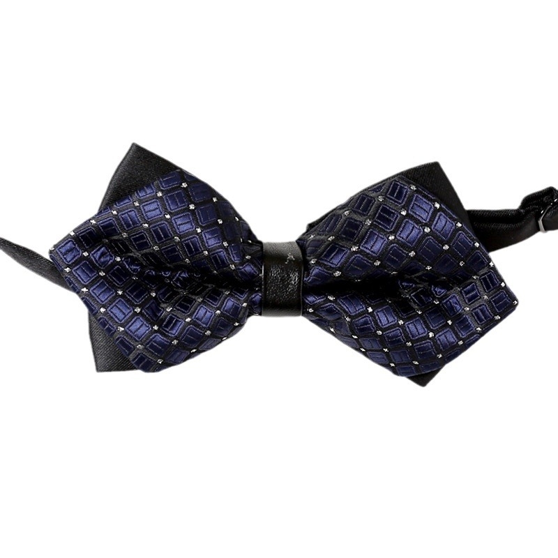 Παπιγιόν για κοστούμι, επιχειρηματικό στυλ, χωρίς αγκράφα, ανδρικού τύπου βέλος, μονοχρωμία