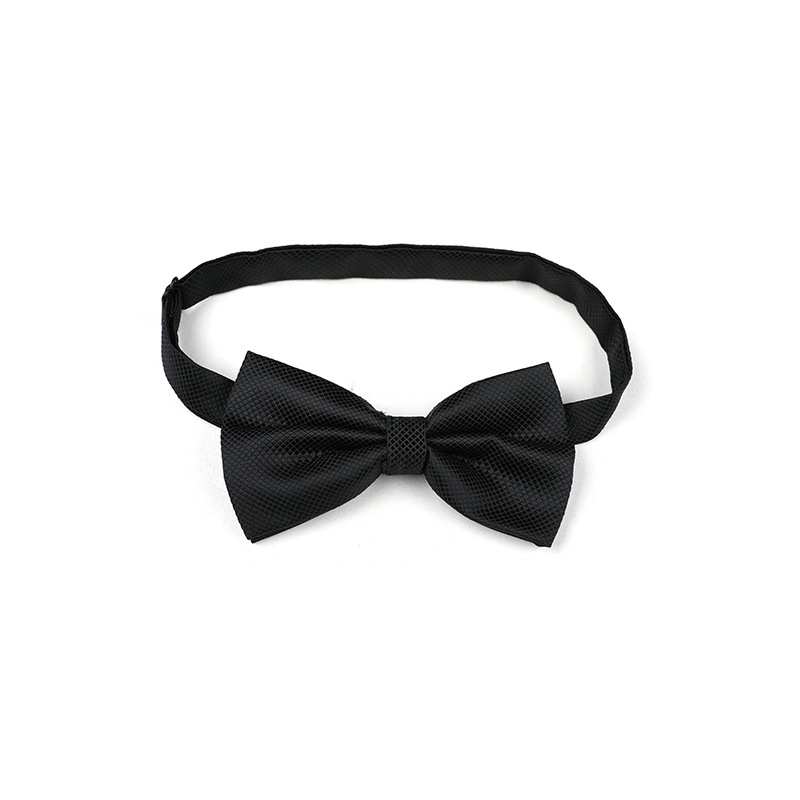 Παπιγιόν για κοστούμι, επιχειρηματικό στυλ, χωρίς αγκράφα, ανδρικού τύπου βέλος, μονοχρωμία