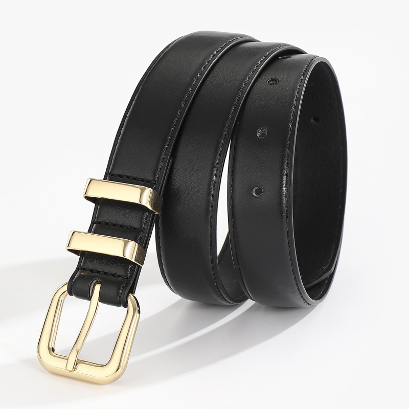 Дамски PU колан за дънки, катарама тип пин, ширина 2-4 см, винтидж стил, ръчно изработен