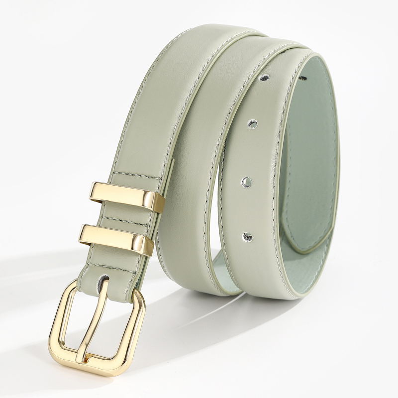 Дамски PU колан за дънки, катарама тип пин, ширина 2-4 см, винтидж стил, ръчно изработен