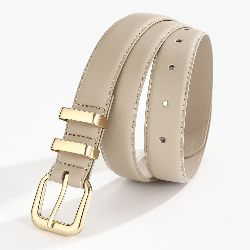 Дамски PU колан за дънки, катарама тип пин, ширина 2-4 см, винтидж стил, ръчно изработен