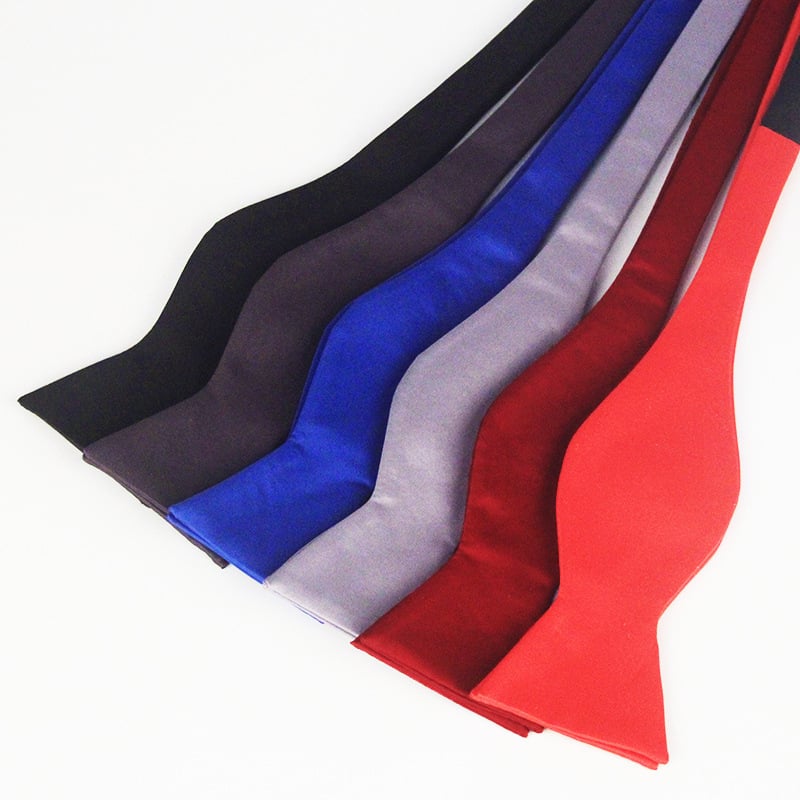 Gourd Bow Tie, Μονόχρωμο Πολυεστερικό Νήμα, Jacquard Υφαντό, Τύπος με Πλατιά Κεφαλή, Unisex