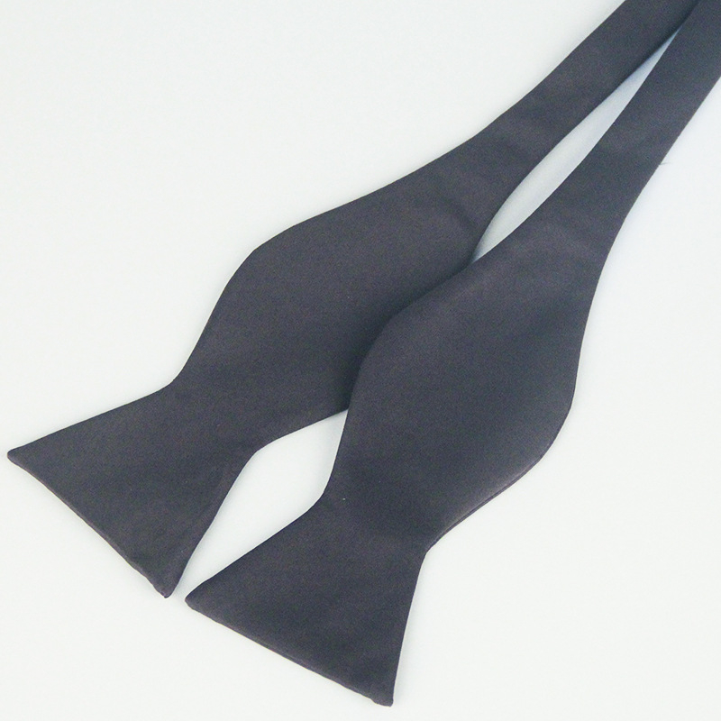 Gourd Bow Tie, Μονόχρωμο Πολυεστερικό Νήμα, Jacquard Υφαντό, Τύπος με Πλατιά Κεφαλή, Unisex