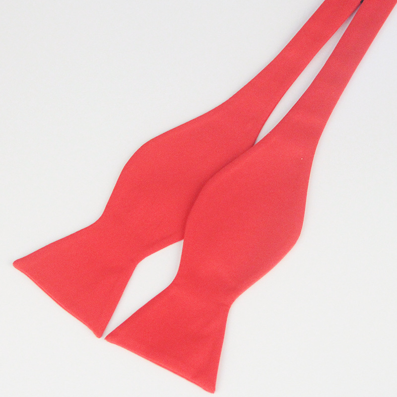 Gourd Bow Tie, Μονόχρωμο Πολυεστερικό Νήμα, Jacquard Υφαντό, Τύπος με Πλατιά Κεφαλή, Unisex